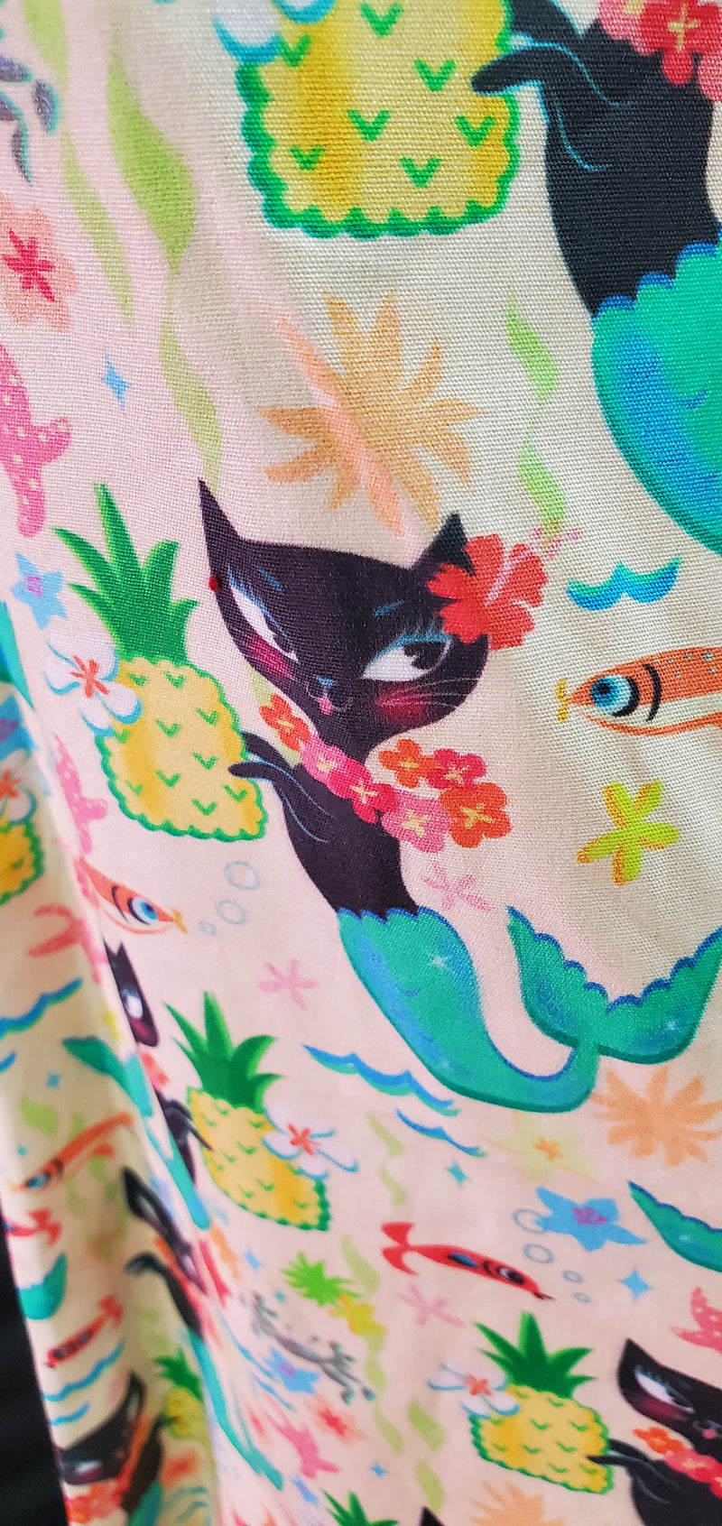 Mermaid Cats Going Hawaiian